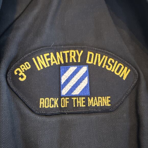 Army jacket 3rd infantry div fallen heroes Patch men Sz L USA Coast Guard Troops - Picture 16 of 16